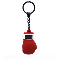 Mini porte-clés gants de boxe, pendentif pour fans d'arts martiaux Sanda, petit accessoire pour sac à dos