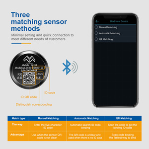 Malide TPMS Sensor TPMS Universal para coche personalizable BT 5,0 nuevo inalámbrico 4 TPMS externo - Product Image 3