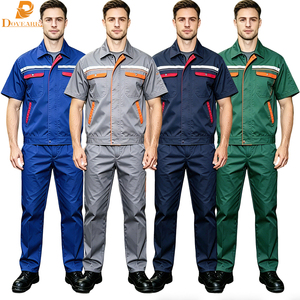 Ropa <span class=keywords><strong>de</strong></span> <span class=keywords><strong>Trabajo</strong></span> <span class=keywords><strong>de</strong></span> Manga Corta TN6282, Cómoda, Colorida, Veraniega, Transpirable, para Trabajadores, Venta <span class=keywords><strong>de</strong></span> Fábrica, Personalizable, al Por Mayor - Product Image 1
