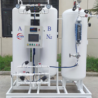 Direktlieferung ab Werk 50Nm/h 99,9% Reinheit Stickstoffgenerator mit PLC-Steuerung 220V Luftkompressor für Kabel