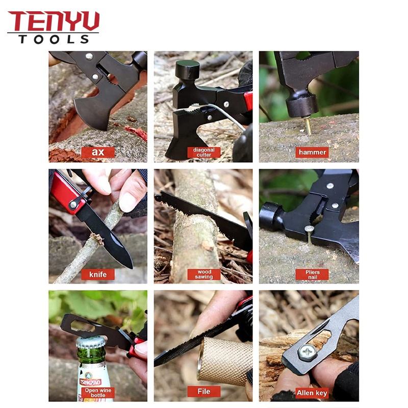 Accessori Campeggio Pinza Per Ascia Multifunzione Per Ascia Di Sopravvivenza Multool - Foto 9