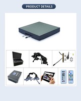 Panneaux de piste de danse numériques LED DMX512 portables étanches HL-DV225 RGBW pour mariage, fête, DJ, discothèque