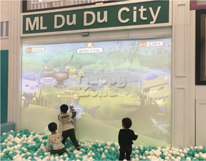 Juegos interactivos de pared para niños mágicos Proyector de pared Video interactivo 3D Proyección de bolas Juegos de pared de tiro - Product Image 1