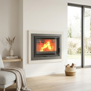 Estufa de <span class=keywords><strong>Leña</strong></span> de Alta Eficiencia Estilo Americano, Económica, de Pared, para Calefacción Interior - Product Image 2