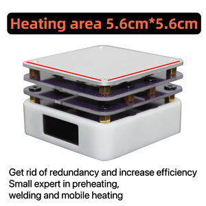 Estación de Calentamiento de Temperatura Constante Mini de 65W con Protocolo PD, Precalentador con Pantalla LED, Estación de Soldadura por Reflujo, Mesa de Calentamiento para Soldar - Product Image 3