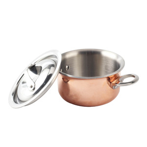 Mini casserole en acier inoxydable, petite casserole antiadhésive - Product Image 3