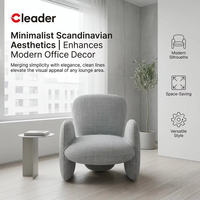 Fauteuil individuel rembourré design pour salle d'attente, mobilier de salon contemporain, confortable et minimaliste, canapé de bureau et de loisirs