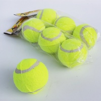 Jouet pour animaux de compagnie, balle de tennis en caoutchouc, micro-élasticité, balle interactive pour chien, balle d'entraînement, modèle CY2170-1, en stock, vente en gros