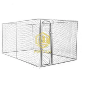 High Quality Wholesale large outdoor welded chain link fence dog cage & dog kennel & large outdoor dog fence