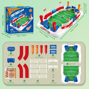 Mini <span class=keywords><strong>Table</strong></span> de Baby-Foot pour Enfants, Jeu de Société de Football de <span class=keywords><strong>Table</strong></span> avec Double Contrôle par Manettes, Hautes Barrières, Machine de Flipper, Jouet de Football - Product Image 6