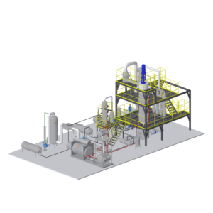 Machine <span class=keywords><strong>de</strong></span> distillation sous vide continue pour transformer l'huile <span class=keywords><strong>de</strong></span> lubrification usagée en diesel standard - Product Image 1