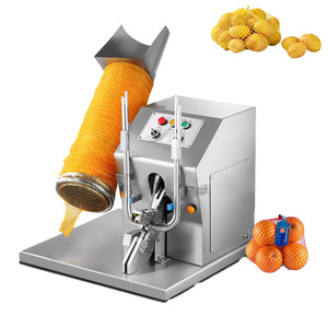 Ginger Mesh Bag Clipping Labelling <b>Machine</b> Potato Net Clipping <b>Machine</b> Pepper Net Bag <b>Packaging</b> <b>Machine</b> - Product Image 1