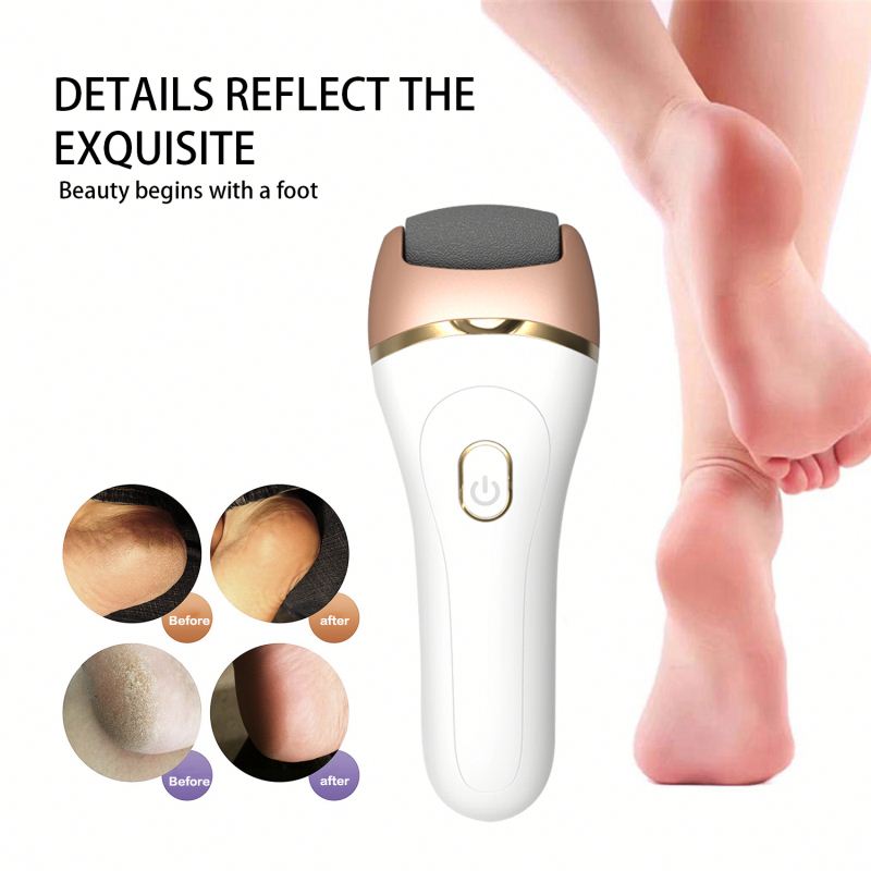 Перезаряжаемый самый продаваемый скруббер для мозолей в США электронная педикюрная пилка для ног мощный электрический аппарат для удаления мозолей на ногах