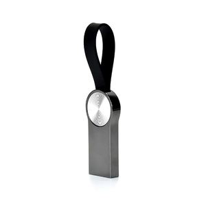แฟลชไดรฟ์ USB โลหะพร้อมสายคล้องซิลิโคน 128GB ดีไซน์ดึงสีสันสดใส พิมพ์โลโก้ได้ พกพาสะดวก สำหรับโปรโมชั่น - Product Image 4