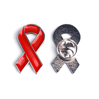 Broche d'écusson en ruban rose en émail doux, épingle de revers orange pour la sensibilisation au cancer du sein, Offre Spéciale