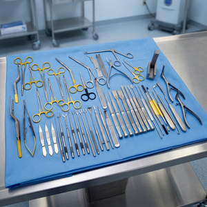 Kit d'outils dentaires de précision en acier inoxydable plaqué or de qualité supérieure, classe I, de qualité chirurgicale, 1 ensemble, autoclavable - Product Image 2