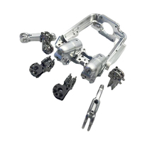 Pièces de bras de robot en aluminium usinées CNC, composants de précision sur mesure usinés sur 5 axes