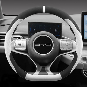 Cubierta de <span class=keywords><strong>volante</strong></span> de gamuza de 36cm, 38cm-Diseño ultrafino para todas las estaciones para coches de <span class=keywords><strong>mujer</strong></span> - Product Image 3