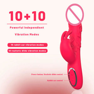 Nieuwe G-spot Rabbit Vibrator 10 Frequentie Vibratie Clitorale Massage Siliconen Waterdicht Koppel Seks Speelgoed - Product Image 1