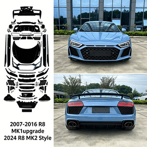 Kit <span class=keywords><strong>Carrozzeria</strong></span> Completo Stile R8 MK2 2024 per <span class=keywords><strong>Audi</strong></span> R8 MK1 2007-2016, Paraurti Anteriore e Posteriore, Griglia e Diffusore - Product Image 3