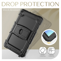 Casing Tablet anti-jatuh bahan silikon, pelindung jatuh untuk Lenovo M10 HD 3rd Gen 10.1 "TB-328FU braket lipat TB-328XU penutup plastik keras