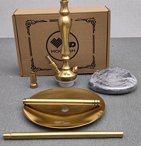 थोक <span class=keywords><strong>wd</strong></span> हुक्का स्टेनलेस स्टील शीशा ने सोने के हुक्का उपहार बॉक्स लक्जरी धातु शिशा चिचा नार्गुइल शेशा सेट - Product Image 5