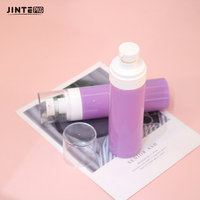 Bouteille vide en plastique pour lotion cosmétique, soin de la peau, mousse pour le visage, vaporisateur, 50 ml-350 ml, couleur violette, vente en gros