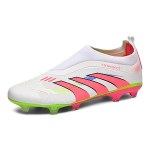 Chaussures de football pour hommes, rose, tige synthétique, semelle extérieure en caoutchouc, semelle intermédiaire en EVA, doublure en simili cuir, coupe basse, Tenshi AG - Product Image 3