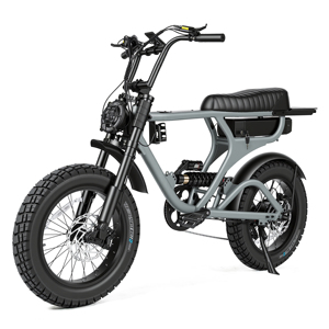 Vélo <span class=keywords><strong>électrique</strong></span> à pneus gras à suspension intégrale pour adultes, moteur sans balais 48V, batterie au lithium 20AH, vélo <span class=keywords><strong>électrique</strong></span> pour les déplacements urbains, les aventures sur route - Product Image 4