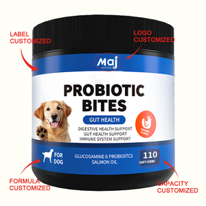 Suplemento Alimenticio Natural para Mascotas, Golosinas para Perros, Proveedores de Snacks, 120 Masticables Blandos Probióticos para la Digestión de Perros y Gatos - Product Image 2