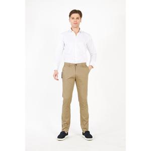 Pantaloni Chino Basic kaki Slim da uomo