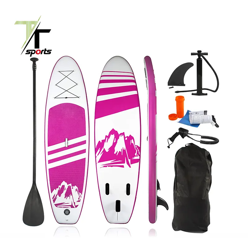 Placa de ar inflável para pesca de caiaque, placa de ar com suporte personalizado para pescaria, yoga, surf, 320x81x15cm