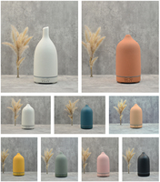 Diffuseur d'arômes en céramique mate, minimaliste et esthétique, diffuseur d'huiles essentielles ultrasonique, humidificateur pour la décoration de la maison, cadeau de yoga