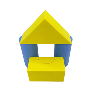 Conjunto de Brinquedos Educacionais DIY em Forma de Animais, Seguro para Brincar, 30 Blocos de EVA para Construção de Casa com Tema Esportivo, Unissex - Product Image 2