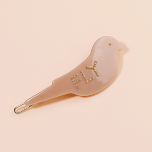 CSQWK0465 precio de venta directa de fábrica color personalizado colorido pájaro acetato flog garra clips niñas joyería para el cabello - Product Image 3