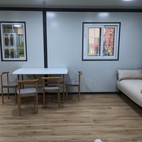 Cabane de golf préfabriquée de 20 pieds avec structure en acier, panneaux sandwich isolés, maison modulaire en kit