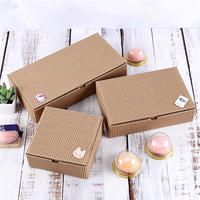 Grande boîte d'emballage de biscuits alimentaires en carton ondulé sucré en gros pour l'emballage de bouffées et de gâteaux de lune