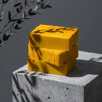 Savon en barre au curcuma et à l'acide kojique, éclaircissant pour la peau, blanchissant, éliminateur de taches brunes, traitement de l'hyperpigmentation, fait à la main, 100 g, pour tous types de peau