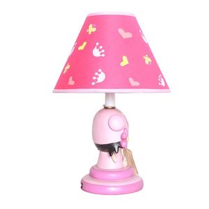 Lámpara LED de Resina de Estilo Nuevo, Estatua de Niña <span class=keywords><strong>Dulce</strong></span> Roja, Lámparas de Mesa de Noche para Niños, Regalo para Habitación - Product Image 3