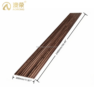 Noce concava Tambour <span class=keywords><strong>pannelli</strong></span> in legno decorazione interna <span class=keywords><strong>adesivi</strong></span> <span class=keywords><strong>murali</strong></span> decorazione mobili per ufficio decorazione ondulato rivestimenti scanalati - Product Image 3