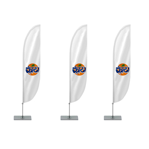 Factory Wholesale Custom Logo Feather Teardrop Banner <strong>Flags</strong> Outdoor Advertising Flying Beach <strong>Flag</strong> <strong>with</strong> Pole <strong>Base</strong> Water Bag - Product Image 3
