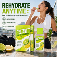 Bandes orales d'électrolytes à marque privée avec Sodium, Potassium, Magnésium pour une hydratation rapide, un métabolisme énergétique et un complément alimentaire quotidien