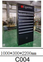 Fabrication d'Armoire à Cigarettes : Conception Gratuite, Meuble de Présentation Moderne en Métal sur Pied pour Magasin de Tabac avec Éclairage LED