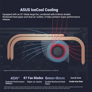 Portátil <span class=keywords><strong>VivoBook</strong></span> Pro 16 nuevo, <span class=keywords><strong>AMD</strong></span> Ryzen 7 H260, SSD de 1 TB, 2.5K 144Hz, enchufe CN - Product Image 4