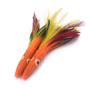 6,5 pulgadas 75G gran oferta pluma pulpo falda atún curricán pesca calamar señuelos para Wahoo atún pesca de agua salada - Product Image 1