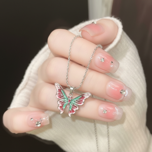 Tending elegante collane di fascino in oro rosa acrilico croce elegante vendita calda gioielli di moda per bambini nel commercio all'ingrosso - Product Image 1