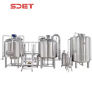 Commercial utilisé SUS clé en main 500L 1000 litres équipement de brassage de bière micro système de fermentation de brasserie