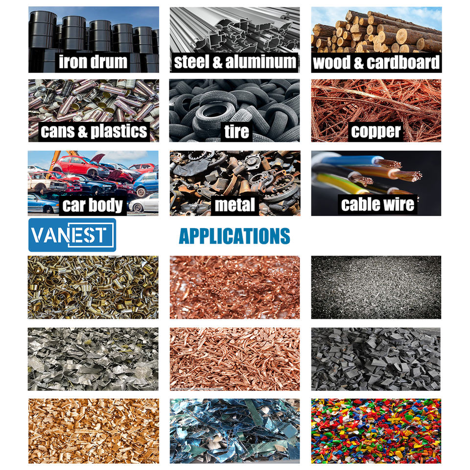 Report Paperboard Multi-Functional Industrial Shredder Factory Direct for Wood, Plastic ...