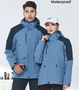 Giacca Unisex con Rivestimento Rigido in Pile, Spessa, Traspirante, Antivento e Impermeabile - <span class=keywords><strong>Tex</strong></span> con Colletto Alto per Attività all'Aperto Invernali da Uomo - Product Image 4