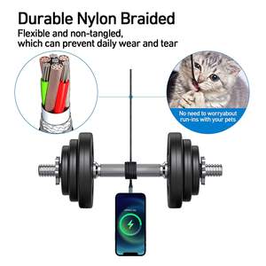 ไน<span class=keywords><strong>ล</strong></span>อนถัก60วัตต์ลวดแบน Usb <span class=keywords><strong>ป</strong></span>ระเภท C <span class=keywords><strong>สาย</strong></span><span class=keywords><strong>ชาร์จ</strong></span>5ft <span class=keywords><strong>สาย</strong></span>เข้ากันได้สำหรับ P50 S23อั<span class=keywords><strong>ล</strong></span>ตร้าที่มีราคาโรงงาน - Product Image 2